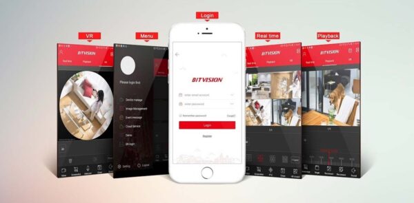 app-view BitVision mobilna aplikacija za video nadzor