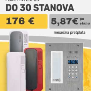 Paket Interfon do 30 stanova (uz ugovor) VI006