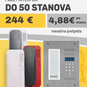 Paket Interfon do 50 stanova (uz ugovor) VI008