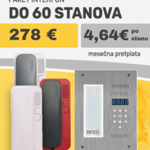 Paket Interfon do 60 stanova (uz ugovor) VI009